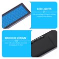 thumbnail image 4 of Luxshiny Affichage LED Broche Étiquette Nom LED Rechargeable Bleu PVC 1 Ensemble pour Salon Professionnel, 4 of 8