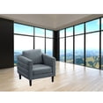 thumbnail image 4 of K-Living Brayden 3-Piece Upholstered Sofa Set for Living Room in Charcoal Grey, 4 of 7
