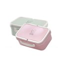 thumbnail image 4 of Double Rectangle Cover Lunchbox Microwave lunchbox Fitness Oven Student Adult High Capacity Compartment Bento Box, 4 of 6