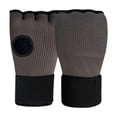 thumbnail image 1 of jinwen Gants de Boxe Demi-Doigts pour Sparring MMA Muay Thai Gris Foncé, 1 of 9