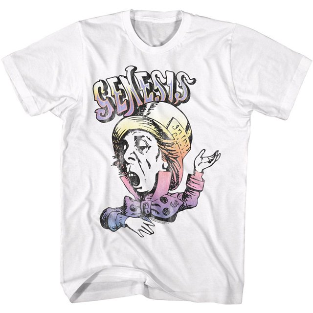 Genesis Genesis Rainbow Hatter White Adult T-Shirt