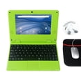 thumbnail image 2 of T&C Netbook Laptop Computer for Kids. Portable 7" Inch Screen powered by Android 13.0 Operating  System, USB, Bluetooth, Wi-Fi- Green, 2 of 6