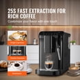 thumbnail image 2 of KFFKFF Automatic Espresso Machine, 20 Bar Auto Coffee Machine with Frother Steam Wand, Built-In Grinder and 15-Level Grinding Settings, Professional Espresso Coffee Maker, 2 of 9