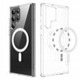 thumbnail image 1 of [PST] Samsung Galaxy S23 Ultra Case, Hybrid TPU Back Cover with Magnetic Wireless Charging (MagSafe Compatible), 1 of 5