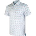 thumbnail image 1 of Polos de Golf pour Hommes à Manches Courtes, Évacuation de l'Humidité, Coupe Sèche, Motifs Imprimés, Polo de Performance à Col, Polos de Golf pour Hommes, 1 of 6
