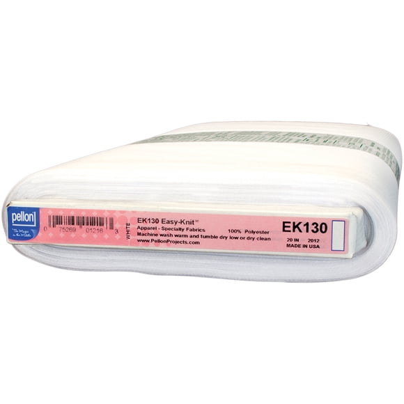Pellon Tricot Facile à Tricoter Fusionnable avec Entretoise - Blanc 19/20 Pouces X 25 Yd - EK130-W