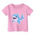 thumbnail image 3 of TZEWGL Tees For Child Cute Graphic Short Sleeve Ocean Print Clothes For Toddlers size 12-13T, 3 of 3