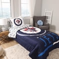 thumbnail image 1 of NHL Winnipeg Jets 4-Piece Twin Bedding Set, 1 of 9