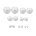 thumbnail image 1 of White Foam Balls,Foam Ball Polystyrene Balls Art Crafts Projects,DIY Round Foam Polystyrene Ball Decor,Polystyrene White Foam Sphere Handmade Balls Gift,Arts Decoration Balls Crafts, 1 of 8