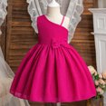 thumbnail image 2 of WEAIXIMIUNG Robes d'Été pour Filles Taille 6-7 Robe de Concours pour Enfants Filles Robe de Fête Nœud Papillon Sans Manches, 2 of 5