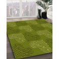 thumbnail image 3 of Ahgly Company Machine Washable Indoor Round Transitional Pistachio Green Area Rugs, 3' Round, 3 of 7