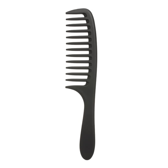 DKJ Wide Tooth Comb Detangling Hair Wide Comb Round Hair Comb Carbon Antistatic Comb
