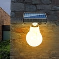 thumbnail image 2 of Solar Outdoor Lights Motion Sensor Wall Lamp With Tungsten Filament LED Bulb IP65 Rated For Courtyard Patio Garden Lighting, 2 of 9