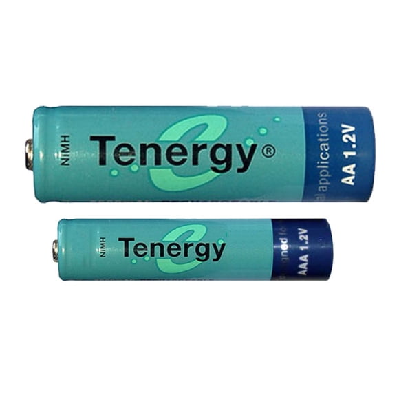 4 x AAA (1000 mAh) + 4 x AA (2600 mAh) NiMH Rechargeable Batteries