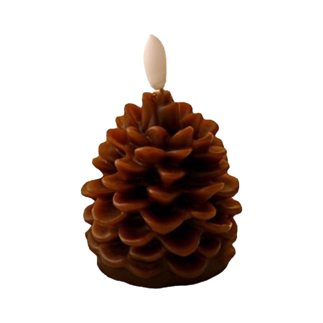 Desktop Desktop Ornament for Home with Flameless Timer Candle Real Wax Battery Operated for Holiday Indoor Use