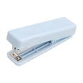thumbnail image 2 of Portable Folding Stapler - Labor Saving Handheld Stapler, Office Exam Paper & Document Binding, Light Blue, JKODE, 2 of 6