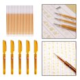 thumbnail image 3 of veasfak 100pcs Golden Buddhist Scripture Pen Refills Barrel Highlighter 5 Pens Copying 5.0mm, 3 of 9