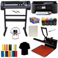 thumbnail image 1 of Heat Transfer Press Machine 15x15" Heavy Duty Vinyl Cutter Plotter 28" Printer All in One Bundle, 1 of 6