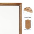 thumbnail image 3 of Unique Bargains 8x8 Wood Picture Frames, Double Sided Acrylic Plant Specimens Frame Brown, 3 of 5
