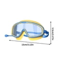 thumbnail image 3 of Kids Swimming Goggles - Large Frame HD Waterproof Eyewear - Adjustable Soft Silicone Seal & Eye Protection for Children, 3 of 9