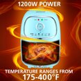 thumbnail image 4 of Brentwood 2 Quart Small Electric Air Fryer w/ Timer & Temperature Control, 4 of 7