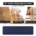 thumbnail image 4 of Striped Stair Tread Mat, Non-Slip Self-Adhesive Step Runner, Absorbent and Quiet Carpet for Stairs, Customizable Size, Washable and Durable, Ideal for Home Safety, 4 of 9
