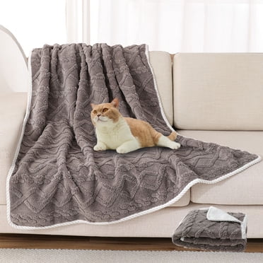 Aqestyerly Dog Blanket,Pet Throw Blanket for Large Dogs,Cats,,Reversible Couch Cover Protector,Machine Washable Apartment Home Essentials HWRETIE HWRETIE