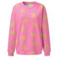 thumbnail image 4 of Bmisegm T-Shirt à Manches Longues Col Rond pour Femmes, Imprimé, Rose TG, 4 of 5