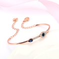 thumbnail image 3 of gold-plated crystal evil eye bracelet, 3 of 5