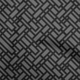 thumbnail image 1 of oneOone Viscose Chiffon Black Fabric Geometric Craft Projects Decor Fabric Printed By The Yard 42 Inch Wide, 1 of 4