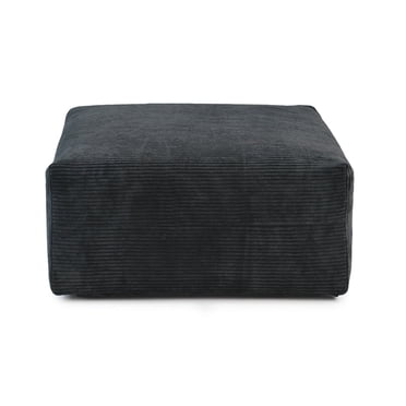 bokifol Canapé d'Angle Moderne, Canapé de Sol pour Chambre, Salon, Appartement et Petits Espaces, Pouf, Noir