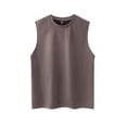 thumbnail image 2 of JDQJBZ Men S Muscle Shirts Gradient Print Crew Neck Sleeveless Tops Lightweight Soft Summer Gym Wear, 2 of 5