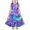 Sky Blue, variant on LOVZFMLL Sleeveless Stretchy Dress A Line Twirly Skater School Recital Dress Short Sleeve Round Neck Dress