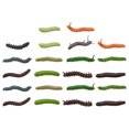 thumbnail image 1 of 22Pcs Simulation Caterpillars Trick Kit Scary Caterpillars PVC Trick Toys, 1 of 9