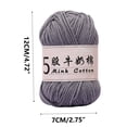 thumbnail image 3 of Birdeem 5 Strands Milk Cotton Doll Crochet Diy Knitting Thread Baby Sweater Wool Ball, 3 of 6