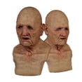 thumbnail image 2 of Gupgi Old Man Woman Mask, Realistic Halloween Human Wrinkle Face Mask, 2 of 4