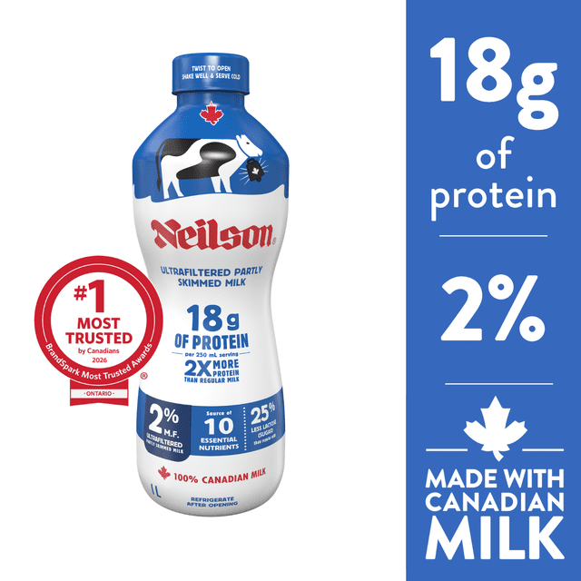 Neilson 2 % Lait Partiellement Écrémé Ultrafiltré