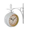 thumbnail image 2 of Retro Wall Clocks Double side Living Room Mute Metal Home Decoration, 2 of 10