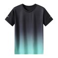 thumbnail image 1 of Birdeem Mens Summer Gradient Short Sleeved Round Neck Top, 1 of 3