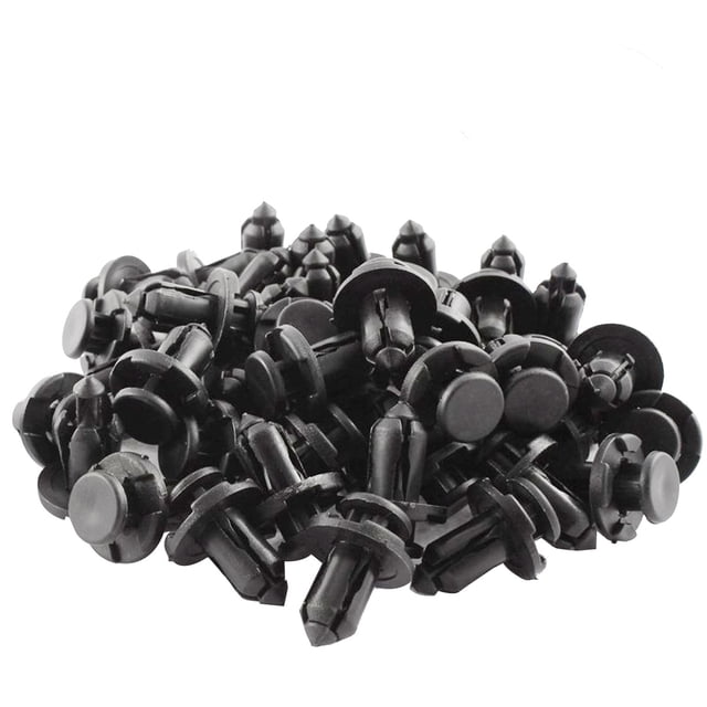 80 Pcs Fastener Clips 10mm 91503-SZ3-003 Push Type Super Strong Bumper Flare Fastener Rivet Clips