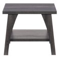 thumbnail image 1 of CorLiving Hollywood Dark Grey Engineered Wood Indoor Side Table with Lower Shelf, 1 of 8