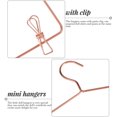 thumbnail image 3 of Miangastore Rose Gold Baby Clothes Hangers with Clips for Doll Clothes Storage and Display 18 Inch Dolls, 3 of 8