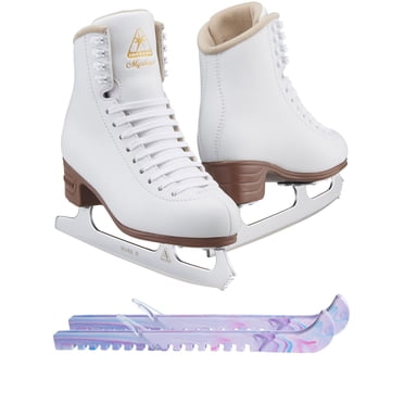 Patins à Glace Artistiques Jackson Ultima Mystique JS1490 / Moyen à Grand/adulte Ensemble 9 avec Protège-Patins Guardog