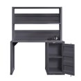 thumbnail image 5 of ACME Cargo Desk & Hutch in Gunmetal, 5 of 5