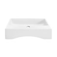 thumbnail image 4 of Claire 20 Rectangle Ceramic Vessel Sink Matte White, 4 of 4