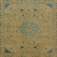 thumbnail image 1 of Ahgly Company Tapis d'Intérieur Carrés Abstraits Caramel Brun, Tapis de Zone Abstraits, 6 Pieds Carré, 1 of 6