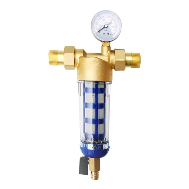 VONKY Whole House Water Pre Filter System 1inch 40 Micron for Kitchen Well Water