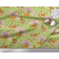 thumbnail image 3 of Soimoi Poly Georgette Fabric Tree,Floral & Deer Animal Fabric Prints by Yard 52 Inch Wide, 3 of 3