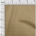 thumbnail image 2 of oneOone Rayon Olive Green Fabric Onam Kathakali Craft Projects Decor Fabric Printed By The Yard 56 Inch Wide, 2 of 4