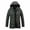Army Green, variant on AnuYalue Long Winter Coats for Men Winter Thicken Detachable Hood Coat Full Zip Warm Parka Long Sleeve Overcoat with Pockets